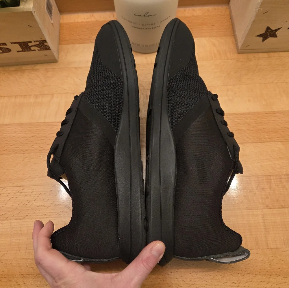 York Athletics The Henry Sneakers Triple Black Mens Size 11